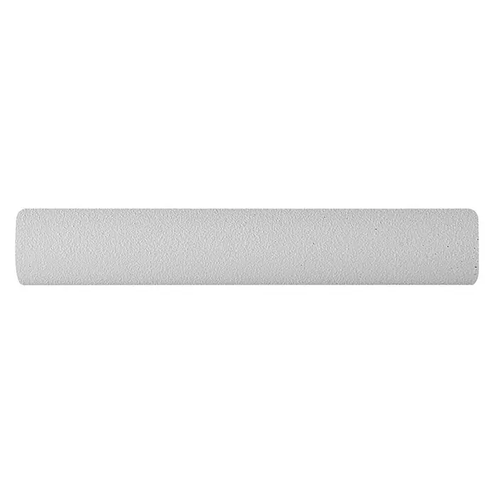 Barra para cortinas Nordic - Ø x L: 19 mm x 150 cm, Metal, Blanco - Barra de apoyo gris con superficie texturizada para un mejor agarre y seguridad en baños u otras áreas.