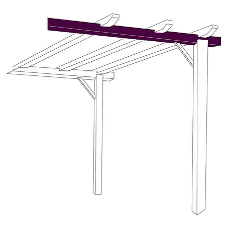 Nortene  Listón de madera para pérgola