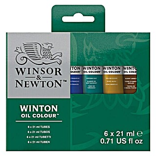 Winsor & Newton Set uljenih boja (6 Kom. x 21 ml, Tuba)