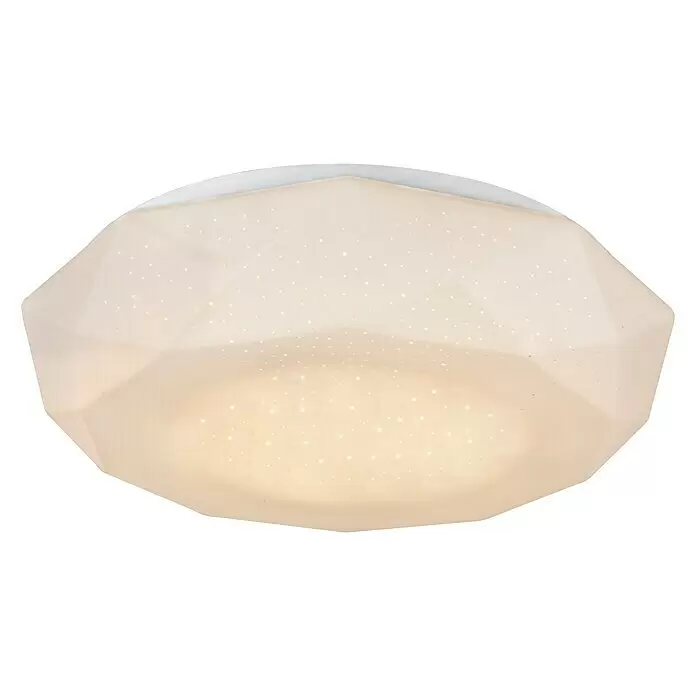 Lavida LED-Deckenleuchte rund Casoli - 18 W, Ø x H: 350 mm x 9 cm, Weiß