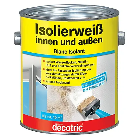 Decotric  Isolierfarbe Isolierweiß