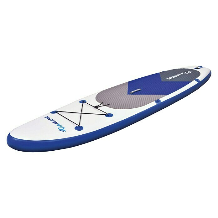 Viamare SUP-Board-Set 300L x B x H: 300 x 75 x 10 cm, Nutzlast: 100 kg, Aufblasbar, Blau/Weiß Unknown