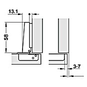 Stabilit Topfscharnier (Anschlagart: Eckanschlag, Durchmesser Topf: 35 mm, Öffnungswinkel: 110°)