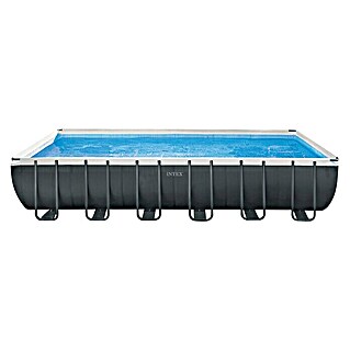 Intex Bazen s okvirom (D x Š x V: 732 x 366 x 132 cm, Tamnosive boje, 31.805 l)