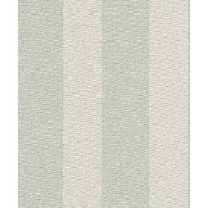 Rasch Tapetenwechsel Vliestapete Streifen (Grau, Streifen, 10,05 x 0,53 m)