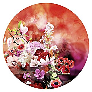 ProArt Glasbild (Flower Mix IV, Durchmesser: 20 cm)