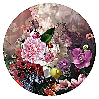 ProArt Glasbild (Flowermix II, Durchmesser: 30 cm)