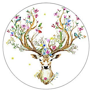 ProArt Glasbild (Beautiful Deer, Durchmesser: 30 cm)