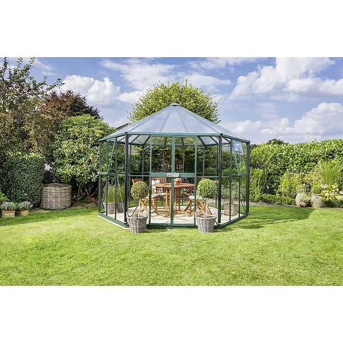 Vitavia Anzuchthaus (3,83 x 3,36 x 2,78 m, Smaragd)
