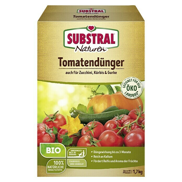 Celaflor Naturen Bio-Tomatendünger1,7 kg, Inhalt ausreichend für ca.: 48 Pflanzen Front View