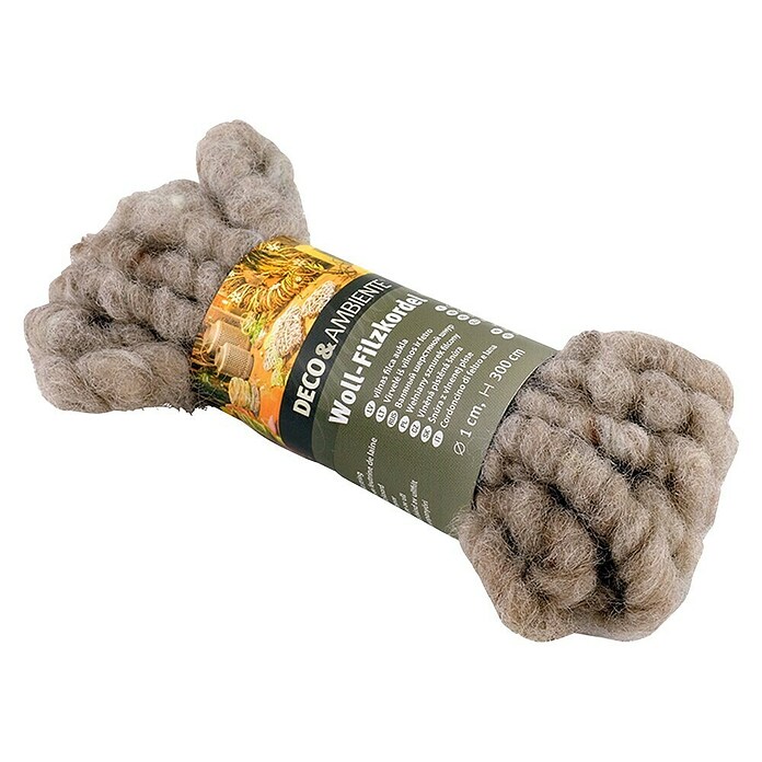Cordon de feutre de laine videx