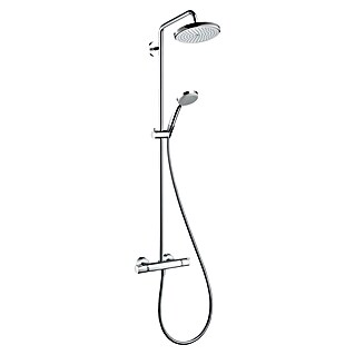 Hansgrohe Croma Douchesysteem Croma Showerpipe 220 (Gatafstand: 103,8 cm, Aantal straalsoorten: 4 st., Chroom)