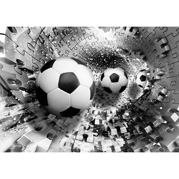 Fototapete Fußball (368 x 254 cm, Papier)