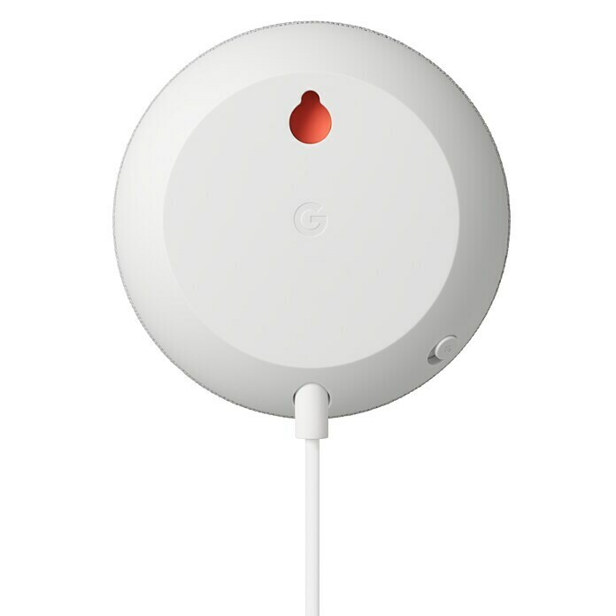 Google Nest Sprachgesteuerter Lautsprecher Mini (Kreide, Netzbetrieben, Kabellänge: 1,5 m)