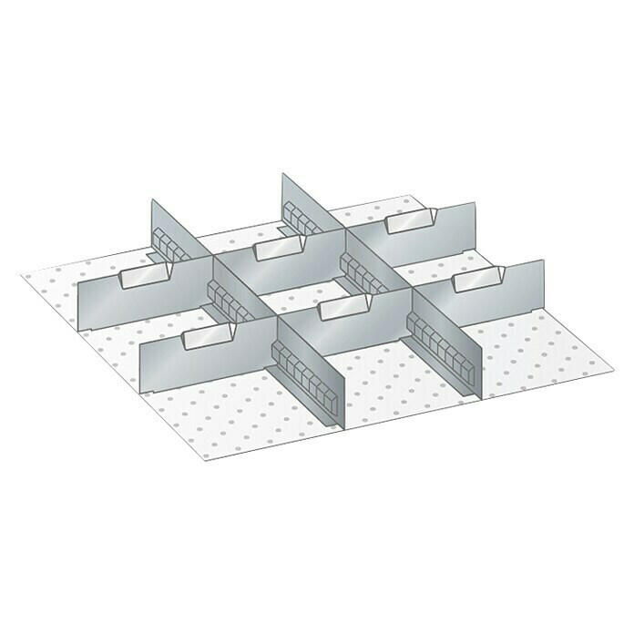 Lista SchubladeneinsatzPassend für: Lista Schubladen 27x27E, Höhe: 125 mm Front View