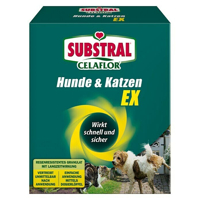 Substral Celaflor Hunde- & Katzen-Stopp EX200 g Front View