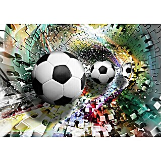 Fototapete Fußball-Tunnel (B x H: 416 x 254 cm, Vlies)