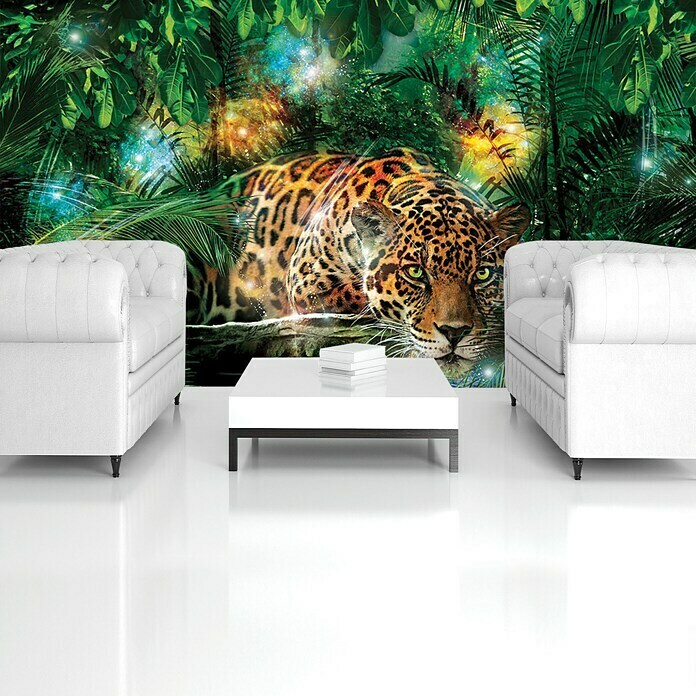 Fototapete Jaguar (254 x 184 cm, Papier)