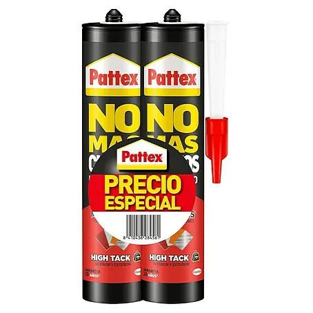 Pattex  Adhesivo para montaje pack No más clavos 2 unidades