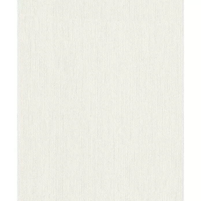 Rasch Rock'n Rolle Vliestapete Linear - Weiß, Uni, 10,05 x 0,53 m - Detailaufnahme