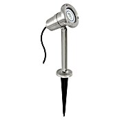 Eglo LED-Erdspießleuchte Nema (5 W, Edelstahl, L x B x H: 11 x 8,5 x 24 cm)