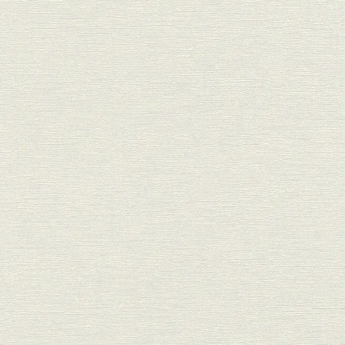 Rasch Tapetenwechsel Vliestapete I - Weiß, Uni, 10,05 x 0,53 m - Feine, elfenbeinfarbene Textur, ideal für Hintergründe oder subtile Designelemente, die eine sanfte und natürliche Ästhetik erfordern.