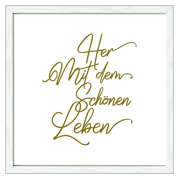 ProArt Bild - Schönes Leben, B x H: 33 x 33 cm - Vorderansicht