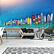 Fototapete Boote-Strand (368 x 254 cm, Vlies)