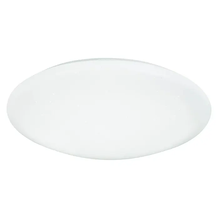 Lavida LED-Deckenleuchte rund Marano - 48 W, Ø x H: 490 mm x 12 cm, Weiß - Deckenleuchte in Form einer weißen, ovalen Kuppel. Die Leuchte ist glatt und modern und sorgt für eine angenehme Raumbeleuchtung.