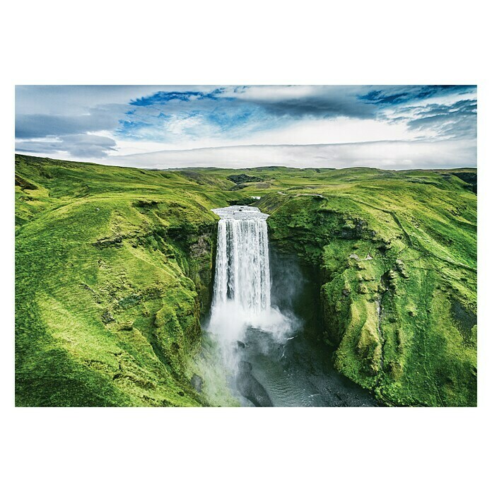 Fototapete Wasserfall V (416 x 254 cm, Vlies)