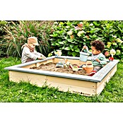 Muddy Buddy Cajón de arena (L x An x Al: 135 x 125 x 20 cm, Madera)