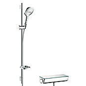 Hansgrohe Brause-Set Raindance Select E 120/Ecostat Select (Mit Thermostatarmatur, Lochabstand: 91,5 cm, Anzahl Funktionen: 3, Chrom)