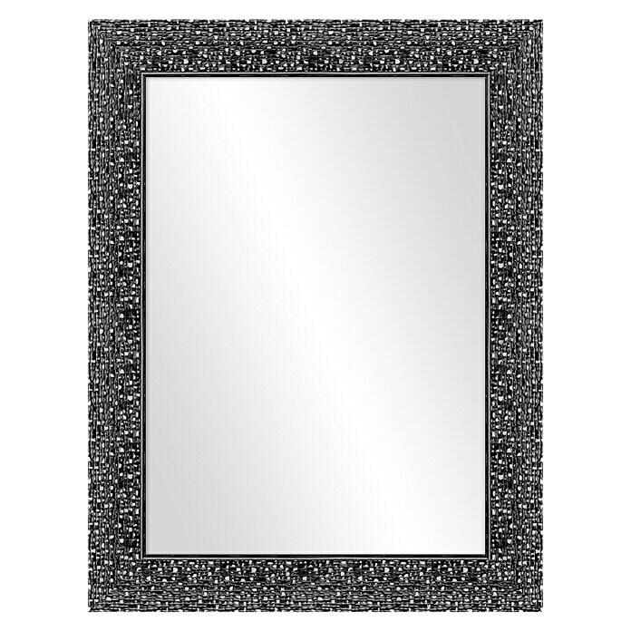 Espejo de pared Milán  (66 x 86 cm, Negro/Gris)