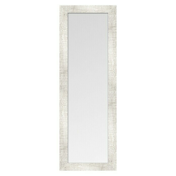 Espejo de pared Stone (53 x 155 cm, Blanco)