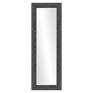 Espejo de pared Milán (53,5 x 155,5 cm, Negro/Gris)