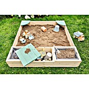 Muddy Buddy Peskovnik Beach Rebel  (Do x Š x V: 135 x 125 x 20 cm, Les, Natur, Zelena) | Peskovniki | Otroška igrala | Vrt in prosti čas | Izdelki | BAUHAUS