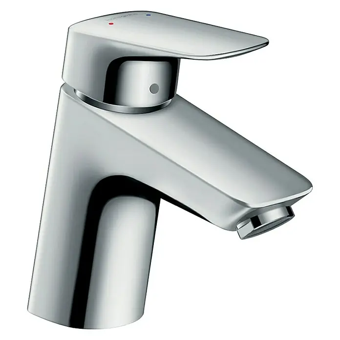 Hansgrohe Logis Waschtischarmatur 70 - Chrom, Glänzend - Elegante Chrom-Waschtischarmatur für moderne Badezimmer. Mit präziser Steuerung für Temperatur und Wasserdurchfluss.