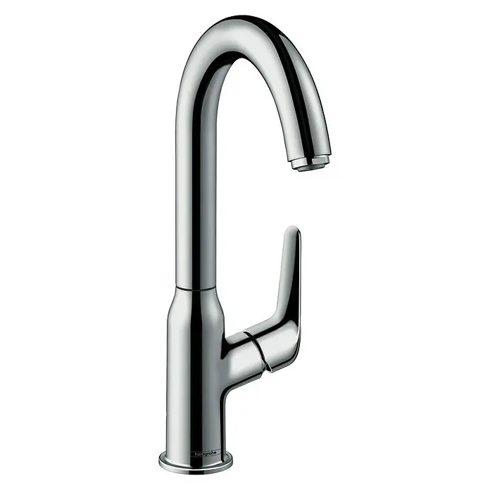 Hansgrohe Novus Waschtischarmatur 240 - Chrom, Glänzend - Elegante Hansgrohe Armatur mit hohem Auslauf in Chrom. Modernes Design für Ihr Badezimmer oder Ihre Küche, hochwertige Verarbeitung.