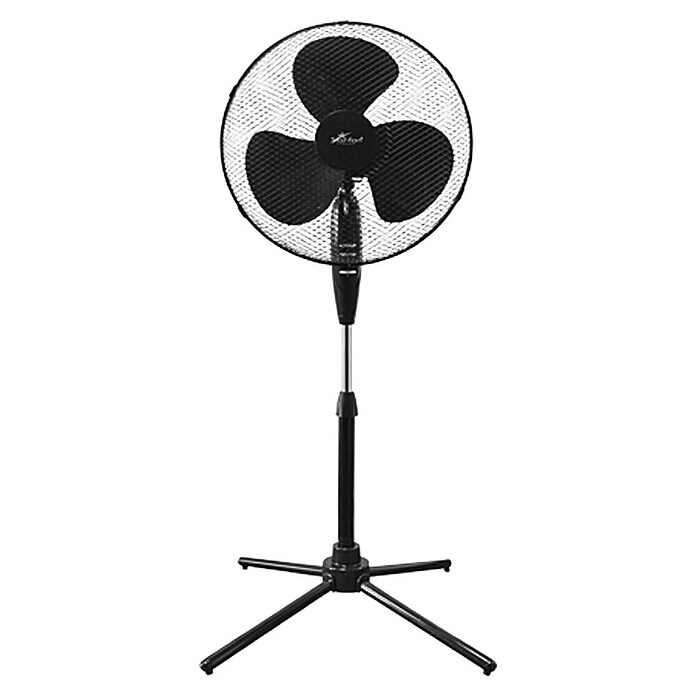 PR Klima Ventilador de pie Acapulco (Negro, Diámetro: 40 cm, 50 W, 2.427 m³/h)
