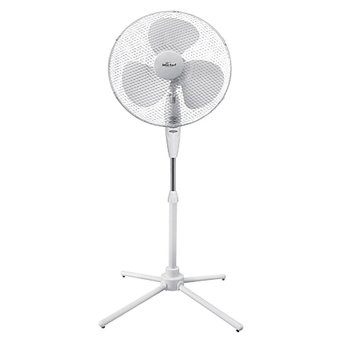 PR Klima Ventilador de pie Acapulco (Blanco, Diámetro: 40 cm, 50 W, 2.427 m³/h)