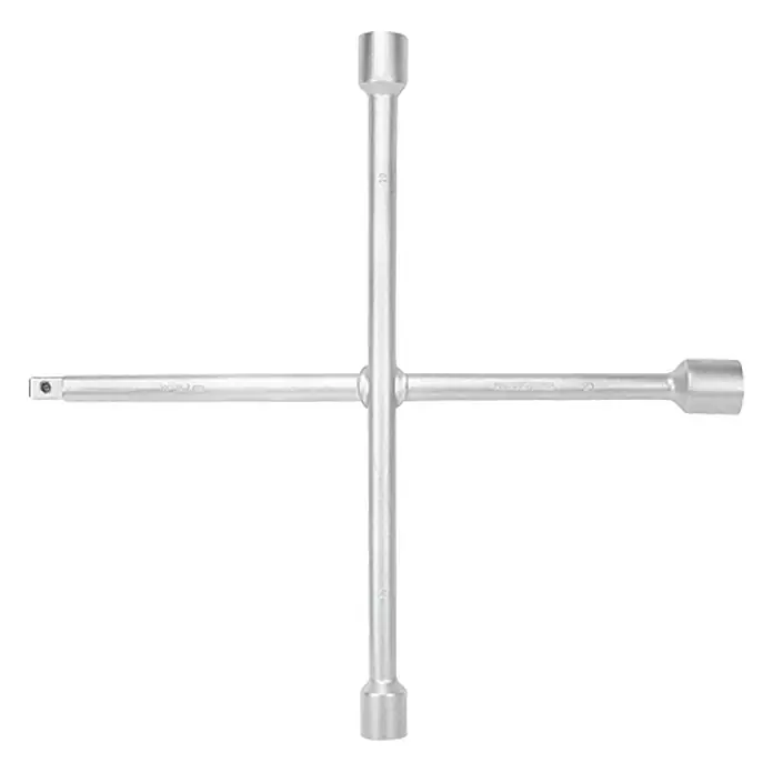 Matador Kreuzschlüssel - 17 mm - 21 mm - Kreuzschlüssel aus Metall. Das Werkzeug hat vier Arme mit verschiedenen Größen für Muttern und Schrauben. Ein nützliches Werkzeug für die Werkstatt.
