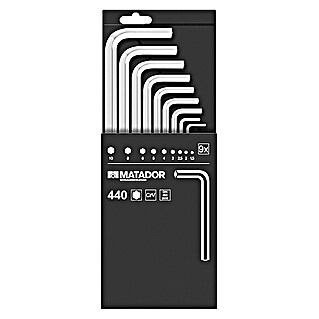 Matador Inbussleutelset (9 -delig, Sleutelbreedte: 1,5 mm - 10 mm)
