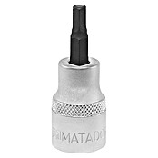 Matador Inserto para llaves de vaso (Hexagonal interior, Ancho de llave: 8 mm, Largo: 45 mm, ⅜'')
