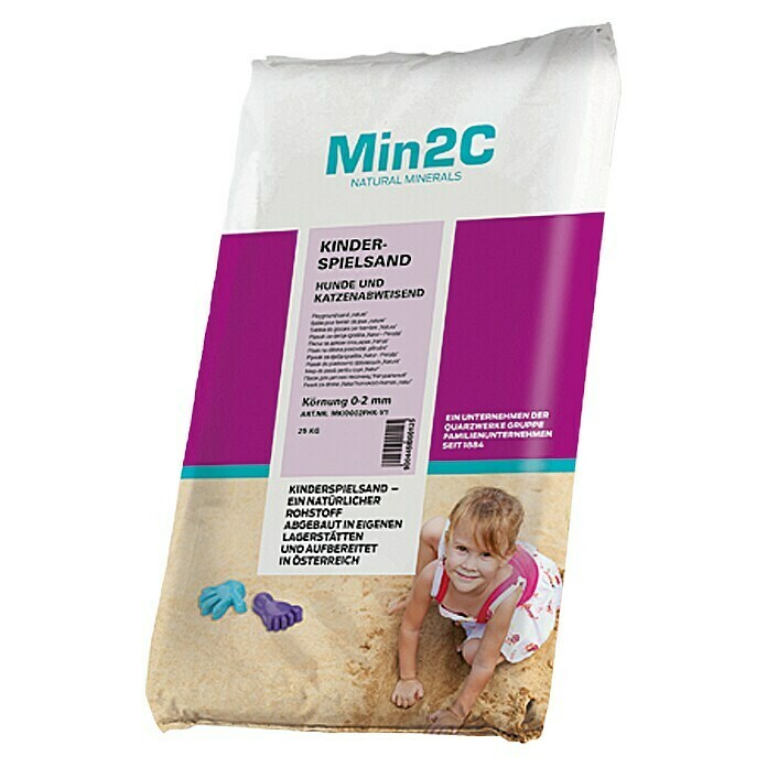 Min2C Kinderspielsand Hund- und Katzenabweisend25 kg Front View