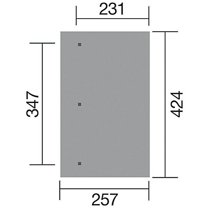 Weka Terrassenüberdachung Salsa8,02 m², Kiefer Unknown