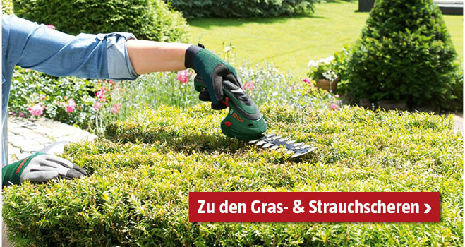 Gras- und Heckenscheren bei BAUHAUS