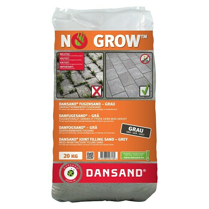 Dansand Fugensand No Grow (Grau, Fugenbreite: 1 mm - 5 mm, 20 kg)