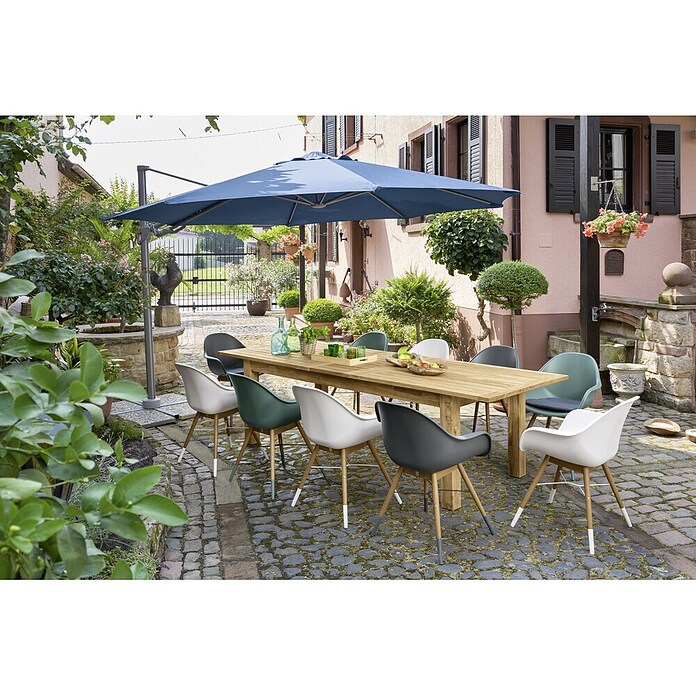 Sunfun Ligurien Suncobran s stalkom (350 cm, Plava)