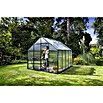 Vitavia Gewächshaus (3,21 x 2,57 x 2,3 m, Farbe: Smaragd, Polycarbonat, 4 mm)