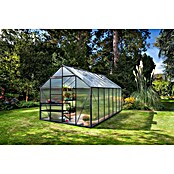 Vitavia Gewächshaus (4,45 x 2,57 x 2,3 m, Farbe: Anthrazit, Polycarbonat, 4 mm)